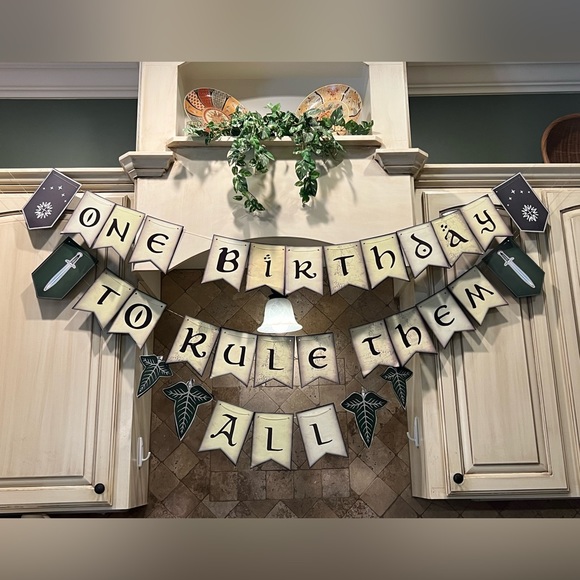 LOTR/Hobbit first birthday party decor. - Picture 6 of 7